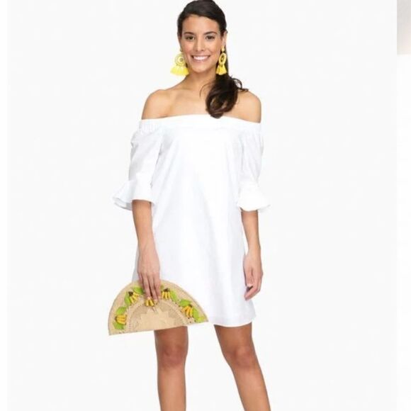 Sugarlips Dresses & Skirts - Sugarlips White Eden Off the Shoulder Dress Size Extra Small